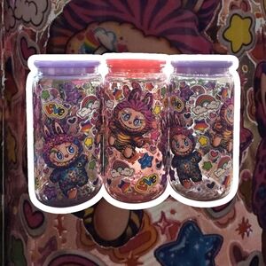 Lisa Frank Labubu Plastic Cup